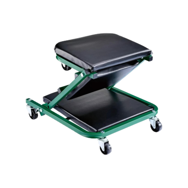 GTYPRO Car Creeper & Stool Foldable Mechanic Garage Padded Cart & Seat Heavy Duty 2in1