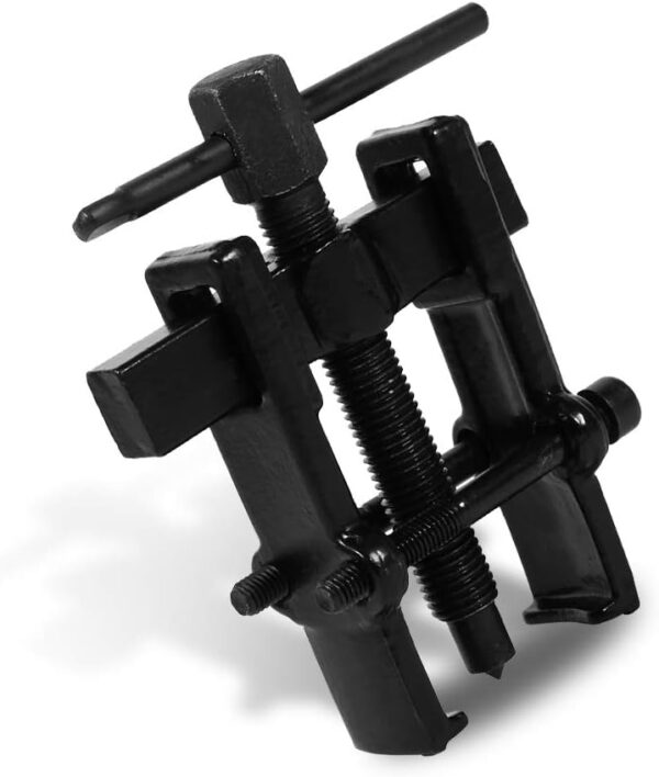 GTYPRO Two Jaw Pilot Bearing Gear Puller Remover Tool Carbon Steel Adjustable Pump Pulley Remover Hand Tool Removal Kit