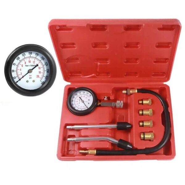 GTYPRO Cylinder Compression Tester Gas Petrol Engine Gauge Tool Kit