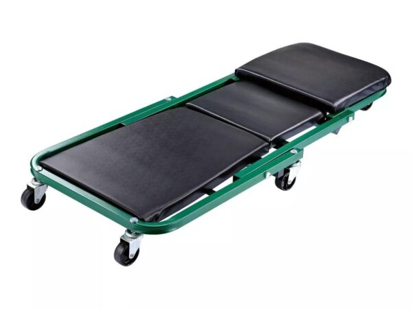 GTYPRO Car Creeper & Stool Foldable Mechanic Garage Padded Cart & Seat Heavy Duty 2in1