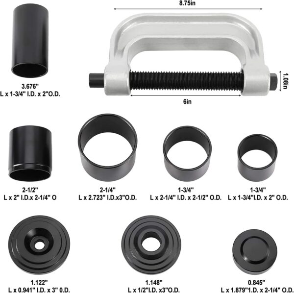 GTYPRO Ball Joint Press Tool Kit, Ball Joint & U Joint Removal Tool Kit