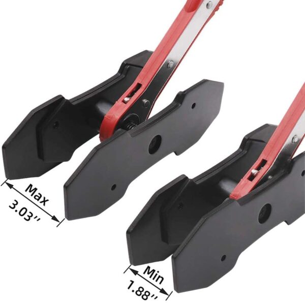 GTYPRO Brake Caliper Press Tool 360 Degree Swing Car Ratcheting Brake Caliper Piston Spreader Press Tool with 2 Pcs Steel Plates