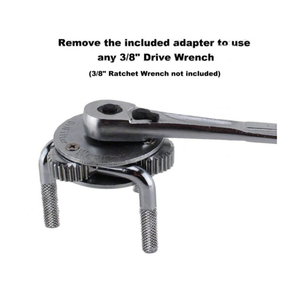 Heavy Duty Oil Filter Removal Wrench